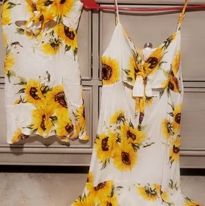 Mommy & Me Sunflower Sunflower dresses